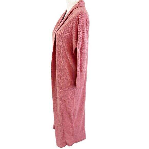 Intimately Free People Womens Under The Stars Cardigan Size XS Pink Waffle Knit - Picture 2 of 6